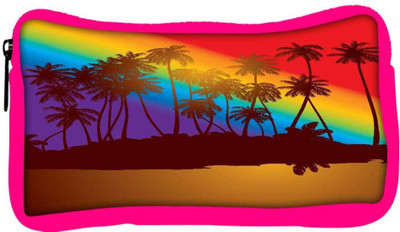 

Snoogg Eco Friendly Canvas Tropical Sunset Student Pen Pencil Case Coin Purse Pouch Cosmetic Makeup Bag (PINK) Pouch(Multicolor)