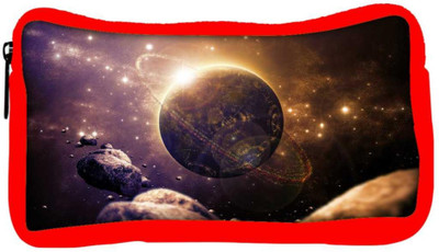 

Snoogg Eco Friendly Canvas Abstract Planet Designer Student Pen Pencil Case Coin Purse Pouch Cosmetic Makeup Bag (RED) Pouch(Multicolor)