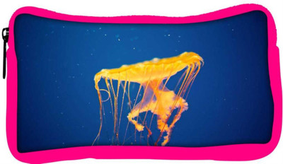 

Snoogg Eco Friendly Canvas Jellyfish In Sea Designer Student Pen Pencil Case Coin Purse Pouch Cosmetic Makeup Bag (PINK) Pouch(Multicolor)