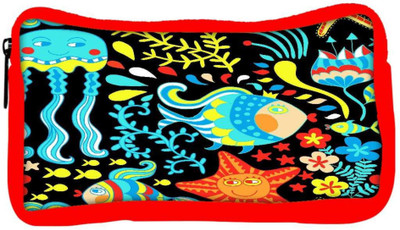 

Snoogg Eco Friendly Canvas Cartoon Set With Sea Live Student Pen Pencil Case Coin Purse Pouch Cosmetic Makeup Bag (RED) Pouch(Multicolor)