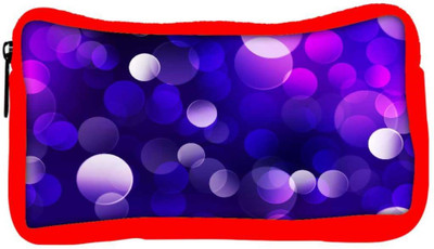 

Snoogg Eco Friendly Canvas Purple Spots Abstract Designer Student Pen Pencil Case Coin Purse Pouch Cosmetic Makeup Bag (RED) Pouch(Multicolor)