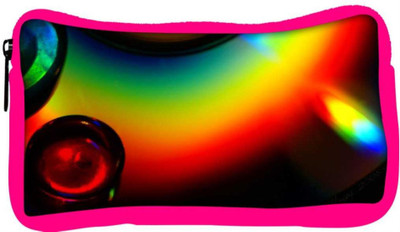 

Snoogg Eco Friendly Canvas Abstract Colourful Water Drops Designer Student Pen Pencil Case Coin Purse Pouch Cosmetic Makeup Bag (PINK) Pouch(Multicolor)