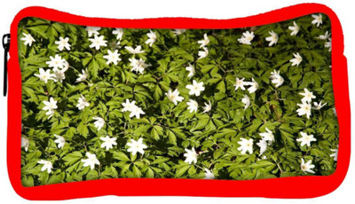 

Snoogg Eco Friendly Canvas Anemones Student Pen Pencil Case Coin Purse Pouch Cosmetic Makeup Bag (RED) Pouch(Multicolor)