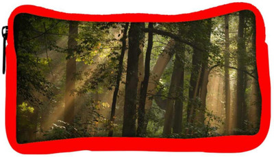 

Snoogg Eco Friendly Canvas Big Trees In Forest Designer Student Pen Pencil Case Coin Purse Pouch Cosmetic Makeup Bag (RED) Pouch(Multicolor)
