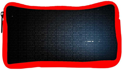

Snoogg Eco Friendly Canvas Codes Designer Student Pen Pencil Case Coin Purse Pouch Cosmetic Makeup Bag (RED) Pouch(Multicolor)