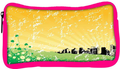 

Snoogg Eco Friendly Canvas Garden Background With Retro Architecture Student Pen Pencil Case Coin Purse Pouch Cosmetic Makeup Bag (PINK) Pouch(Multicolor)