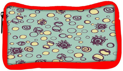 

Snoogg Eco Friendly Canvas Bubble Eyes Designer Student Pen Pencil Case Coin Purse Pouch Cosmetic Makeup Bag (RED) Pouch(Multicolor)