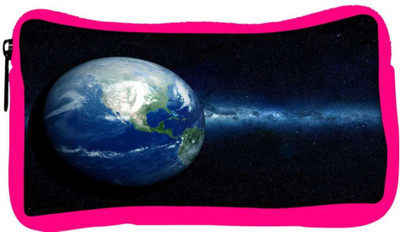 

Snoogg Eco Friendly Canvas Earth North America Student Pen Pencil Case Coin Purse Pouch Cosmetic Makeup Bag (PINK) Pouch(Multicolor)