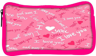 

Snoogg Eco Friendly Canvas I Love You Pink Pattern 1 Designer Student Pen Pencil Case Coin Purse Pouch Cosmetic Makeup Bag (PINK) Pouch(Multicolor)