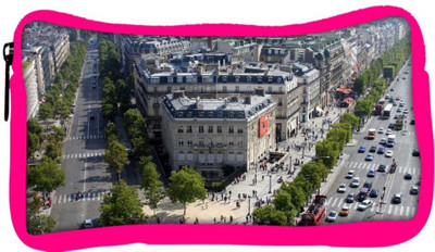 

Snoogg Eco Friendly Canvas Traffic City Designer Student Pen Pencil Case Coin Purse Pouch Cosmetic Makeup Bag (PINK) Pouch(Multicolor)