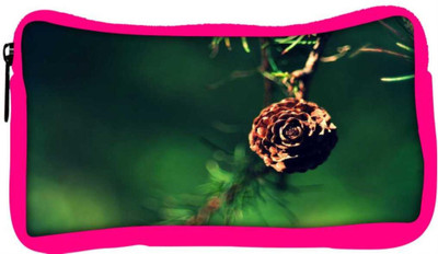 

Snoogg Eco Friendly Canvas Golden Flower Designer Student Pen Pencil Case Coin Purse Pouch Cosmetic Makeup Bag (PINK) Pouch(Multicolor)