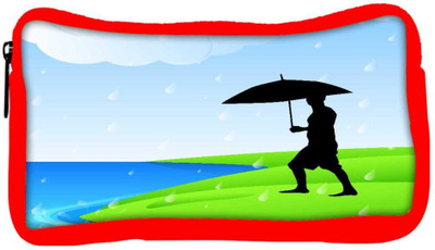 

Snoogg Eco Friendly Canvas Abstract Rainy Season Background With Silhouette Of A Man Holding Umbrella Student Pen Pencil Case Coin Purse Pouch Cosmetic Makeup Bag (RED) Pouch(Multicolor)