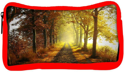 

Snoogg Eco Friendly Canvas Alone Path In Forest Designer Student Pen Pencil Case Coin Purse Pouch Cosmetic Makeup Bag (RED) Pouch(Multicolor)