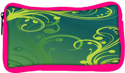 

Snoogg Eco Friendly Canvas Abstract Background Student Pen Pencil Case Coin Purse Pouch Cosmetic Makeup Bag (PINK) Pouch(Multicolor)