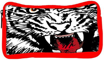 

Snoogg Eco Friendly Canvas Sketch Of Tiger Vector Illustration Student Pen Pencil Case Coin Purse Pouch Cosmetic Makeup Bag (RED) Pouch(Multicolor)