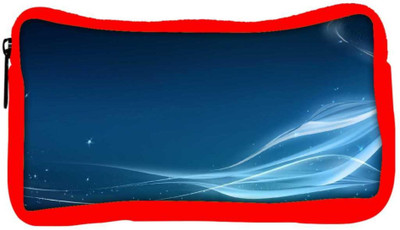 

Snoogg Eco Friendly Canvas Abstract Sparkling Design Designer Student Pen Pencil Case Coin Purse Pouch Cosmetic Makeup Bag (RED) Pouch(Multicolor)