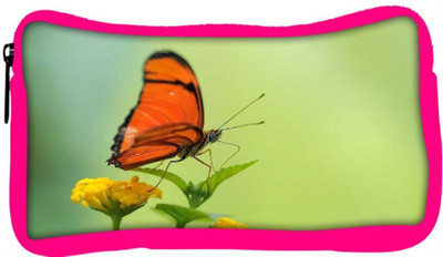 

Snoogg Eco Friendly Canvas Butterfly In Yellow Flower Designer Student Pen Pencil Case Coin Purse Pouch Cosmetic Makeup Bag (PINK) Pouch(Multicolor)