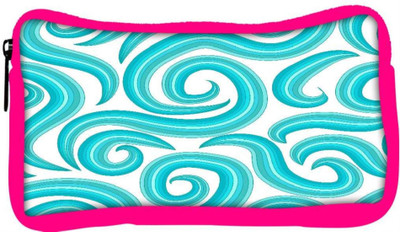 

Snoogg Eco Friendly Canvas Blue Pattern Designer Student Pen Pencil Case Coin Purse Pouch Cosmetic Makeup Bag (PINK) Pouch(Multicolor)