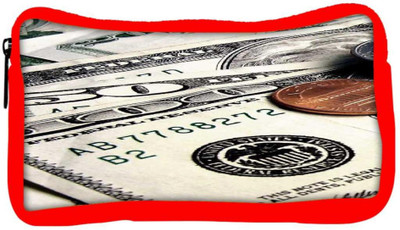 

Snoogg Eco Friendly Canvas Dollars Calling Student Pen Pencil Case Coin Purse Pouch Cosmetic Makeup Bag (RED) Pouch(Multicolor)