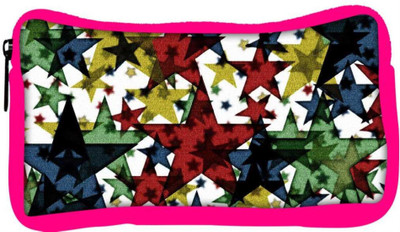 

Snoogg Eco Friendly Canvas Star Pattern Student Pen Pencil Case Coin Purse Pouch Cosmetic Makeup Bag (PINK) Pouch(Multicolor)