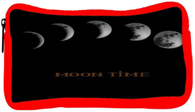 

Snoogg Eco Friendly Canvas Moon Phases Student Pen Pencil Case Coin Purse Pouch Cosmetic Makeup Bag (RED) Pouch(Multicolor)