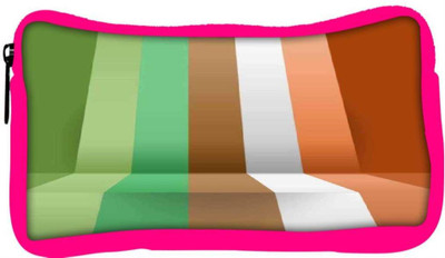 

Snoogg Eco Friendly Canvas 3D Layer Lines 2392 Student Pen Pencil Case Coin Purse Pouch Cosmetic Makeup Bag (PINK) Pouch(Multicolor)