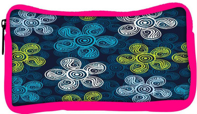 

Snoogg Eco Friendly Canvas Multicolor Flowers Designer Student Pen Pencil Case Coin Purse Pouch Cosmetic Makeup Bag (PINK) Pouch(Multicolor)