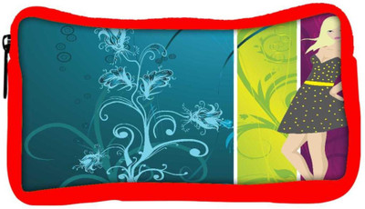 

Snoogg Eco Friendly Canvas Abstract Illustration Student Pen Pencil Case Coin Purse Pouch Cosmetic Makeup Bag (RED) Pouch(Multicolor)