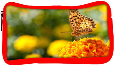 

Snoogg Eco Friendly Canvas Butterfly In Yellow Flower Designer Student Pen Pencil Case Coin Purse Pouch Cosmetic Makeup Bag (RED) Pouch(Multicolor)