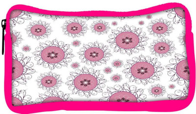 

Snoogg Eco Friendly Canvas Pink Circles Designer Student Pen Pencil Case Coin Purse Pouch Cosmetic Makeup Bag (PINK) Pouch(Multicolor)