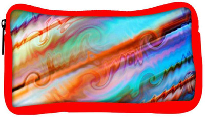 

Snoogg Eco Friendly Canvas Water Colours Student Pen Pencil Case Coin Purse Pouch Cosmetic Makeup Bag (RED) Pouch(Multicolor)