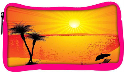 

Snoogg Eco Friendly Canvas Summer Background Student Pen Pencil Case Coin Purse Pouch Cosmetic Makeup Bag (PINK) Pouch(Multicolor)