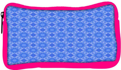 

Snoogg Eco Friendly Canvas Blue Flourish Pattern Student Pen Pencil Case Coin Purse Pouch Cosmetic Makeup Bag (PINK) Pouch(Multicolor)