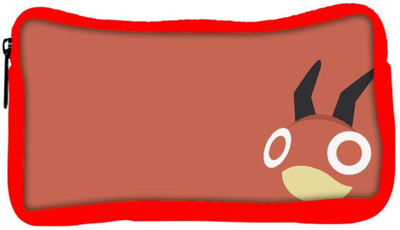 

Snoogg Eco Friendly Canvas Ledyba Designer Student Pen Pencil Case Coin Purse Pouch Cosmetic Makeup Bag (RED) Pouch(Multicolor)