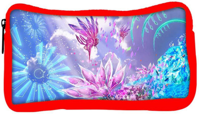

Snoogg Eco Friendly Canvas Pink Petals Designer Student Pen Pencil Case Coin Purse Pouch Cosmetic Makeup Bag (RED) Pouch(Multicolor)