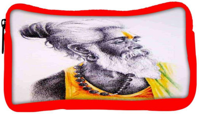 

Snoogg Eco Friendly Canvas Sadhu Yellow 2783 Student Pen Pencil Case Coin Purse Pouch Cosmetic Makeup Bag (RED) Pouch(Multicolor)
