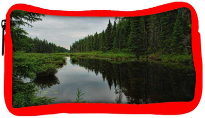 

Snoogg Eco Friendly Canvas Lake Side Trees Designer Student Pen Pencil Case Coin Purse Pouch Cosmetic Makeup Bag (RED) Pouch(Multicolor)