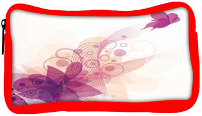 

Snoogg Eco Friendly Canvas Fly Butterfly Minimal Student Pen Pencil Case Coin Purse Pouch Cosmetic Makeup Bag (RED) Pouch(Multicolor)