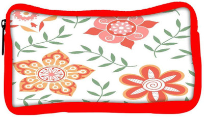 

Snoogg Eco Friendly Canvas Colorful Floral Seamless Pattern In Cartoon Style Seamless Pattern Student Pen Pencil Case Coin Purse Pouch Cosmetic Makeup Bag (RED) Pouch(Multicolor)