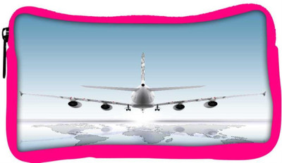 

Snoogg Eco Friendly Canvas Aircraft Landing On The Earth Student Pen Pencil Case Coin Purse Pouch Cosmetic Makeup Bag (PINK) Pouch(Multicolor)