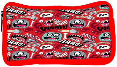 

Snoogg Eco Friendly Canvas Woah Aaah Student Pen Pencil Case Coin Purse Pouch Cosmetic Makeup Bag (RED) Pouch(Multicolor)