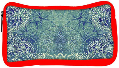 

Snoogg Eco Friendly Canvas Paisley Formation Student Pen Pencil Case Coin Purse Pouch Cosmetic Makeup Bag (RED) Pouch(Multicolor)
