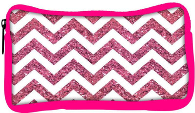 

Snoogg Eco Friendly Canvas Chevron Pinks Student Pen Pencil Case Coin Purse Pouch Cosmetic Makeup Bag (PINK) Pouch(Multicolor)