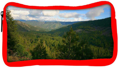 

Snoogg Eco Friendly Canvas Tall Trees In Forest Designer Student Pen Pencil Case Coin Purse Pouch Cosmetic Makeup Bag (RED) Pouch(Multicolor)