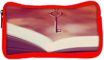 

Snoogg Eco Friendly Canvas Reading Is The Key Student Pen Pencil Case Coin Purse Pouch Cosmetic Makeup Bag (RED) Pouch(Multicolor)