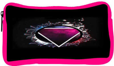 

Snoogg Eco Friendly Canvas Triangle In A Circle 2726 Student Pen Pencil Case Coin Purse Pouch Cosmetic Makeup Bag (PINK) Pouch(Multicolor)