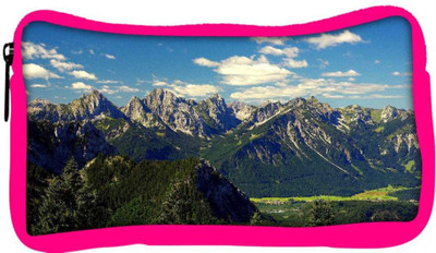 

Snoogg Eco Friendly Canvas Mountains Designer Student Pen Pencil Case Coin Purse Pouch Cosmetic Makeup Bag (PINK) Pouch(Multicolor)
