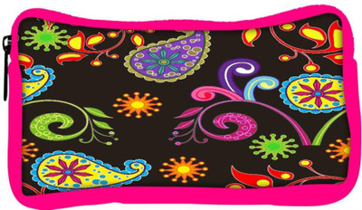 

Snoogg Eco Friendly Canvas Multicolor Abstract Pattern Designer Student Pen Pencil Case Coin Purse Pouch Cosmetic Makeup Bag (PINK) Pouch(Multicolor)