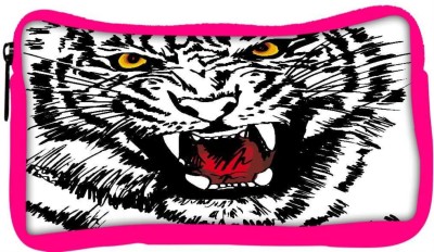 

Snoogg Eco Friendly Canvas Sketch Of White Tiger Vector Illustration Student Pen Pencil Case Coin Purse Pouch Cosmetic Makeup Bag (PINK) Pouch(Multicolor)