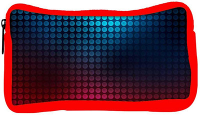 

Snoogg Eco Friendly Canvas Blue And Red Pattern Design Designer Student Pen Pencil Case Coin Purse Pouch Cosmetic Makeup Bag (RED) Pouch(Multicolor)